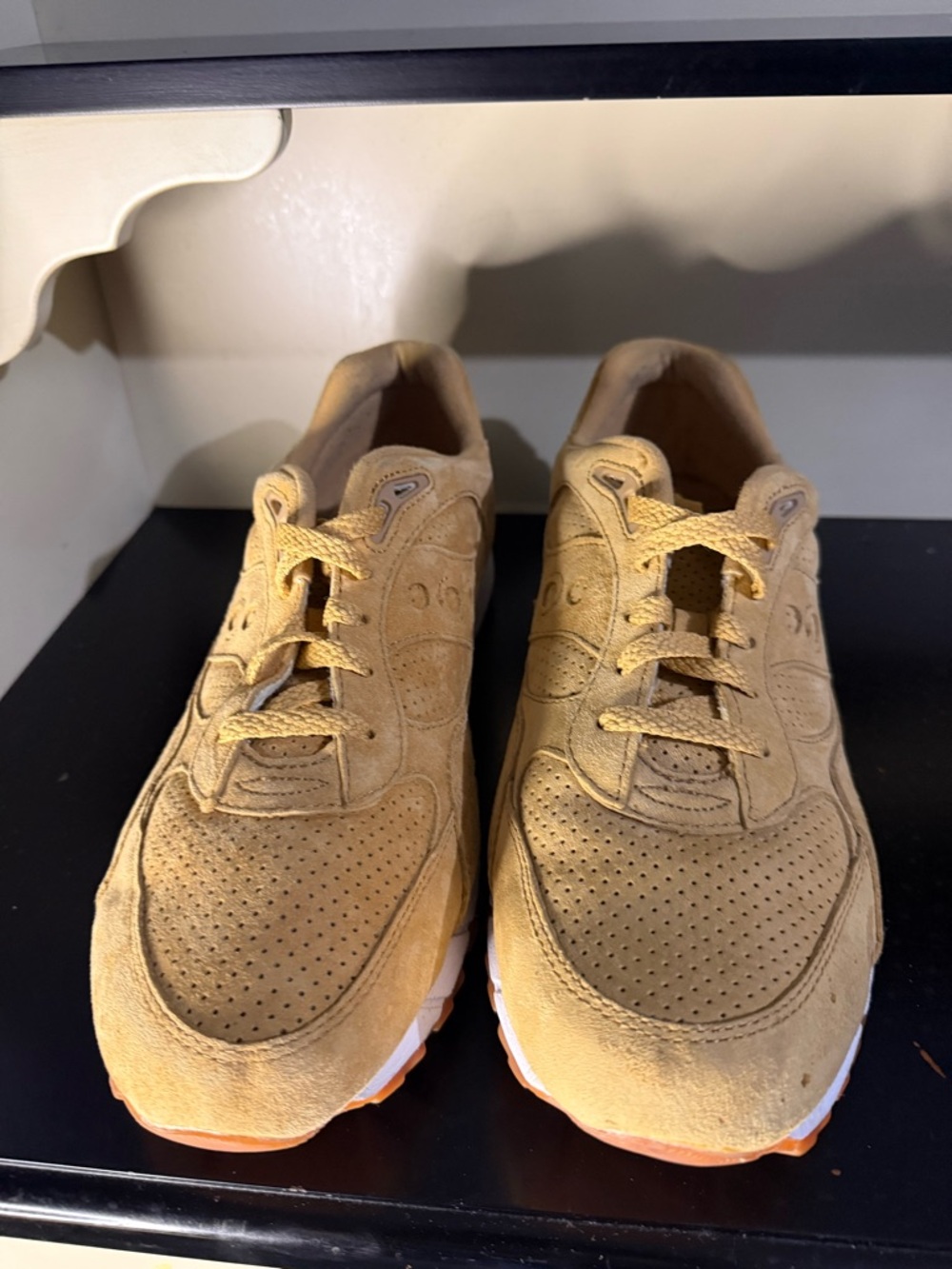 Men’s saucony shadow 6000 Irish coffee pack whiskey seude. Size 14 - Picture 4 of 9